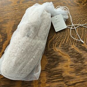 NWT Teddy Slippers Pottery Barn
